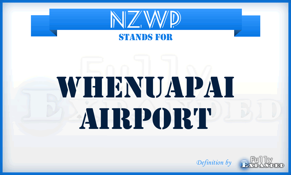 NZWP - Whenuapai airport