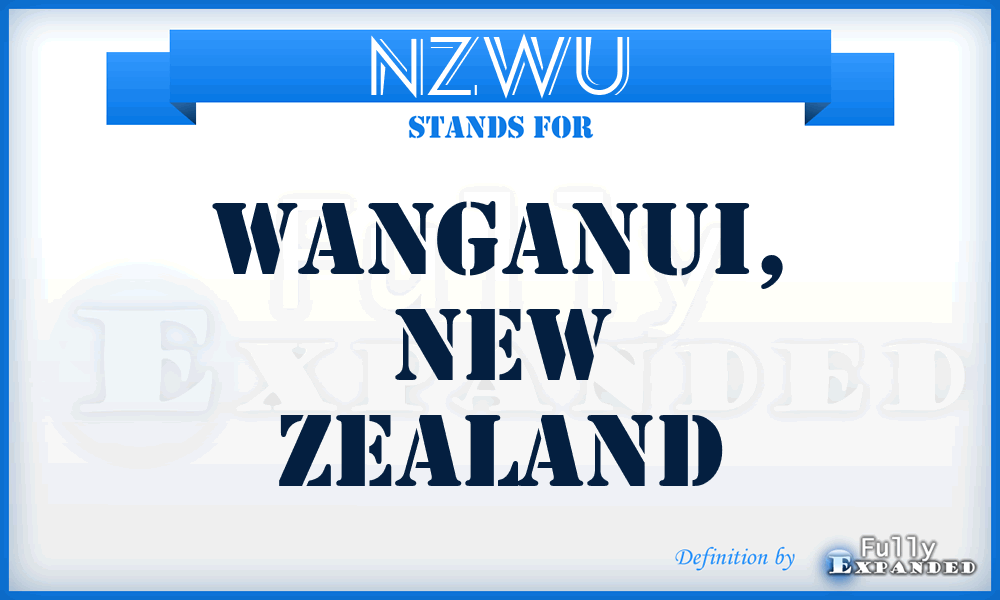 NZWU - Wanganui, New Zealand
