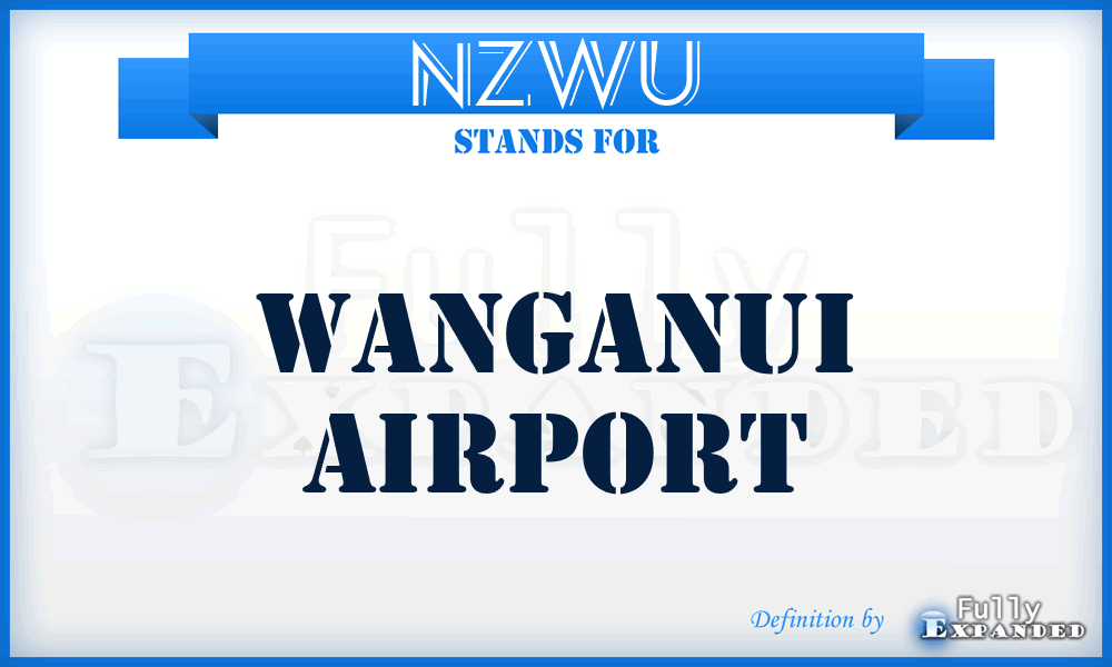NZWU - Wanganui airport