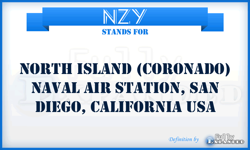 NZY - North Island (Coronado) Naval Air Station, San Diego, California USA