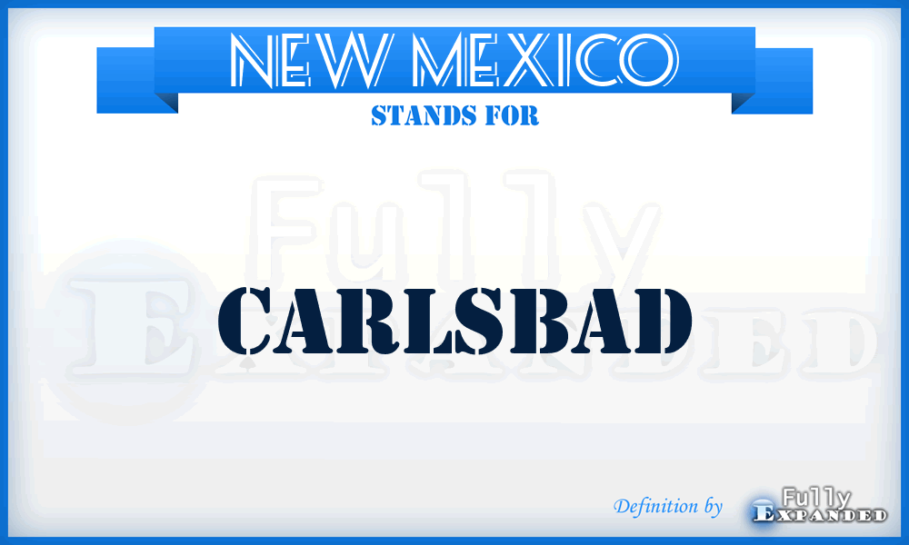 New Mexico - Carlsbad