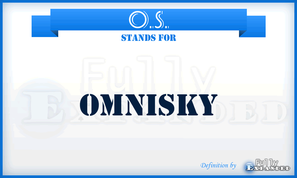 O.S. - OmniSky