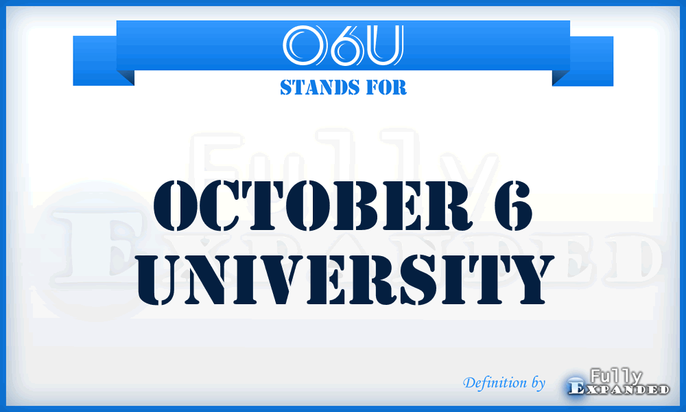 O6U - October 6 University