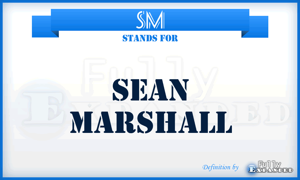 SM - Sean Marshall