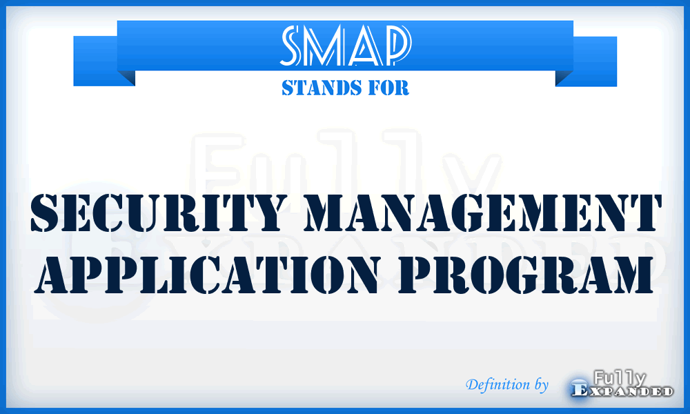 SMAP - security management application program