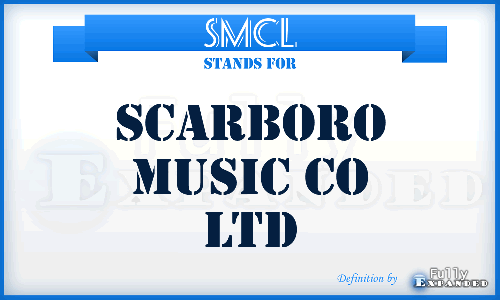 SMCL - Scarboro Music Co Ltd