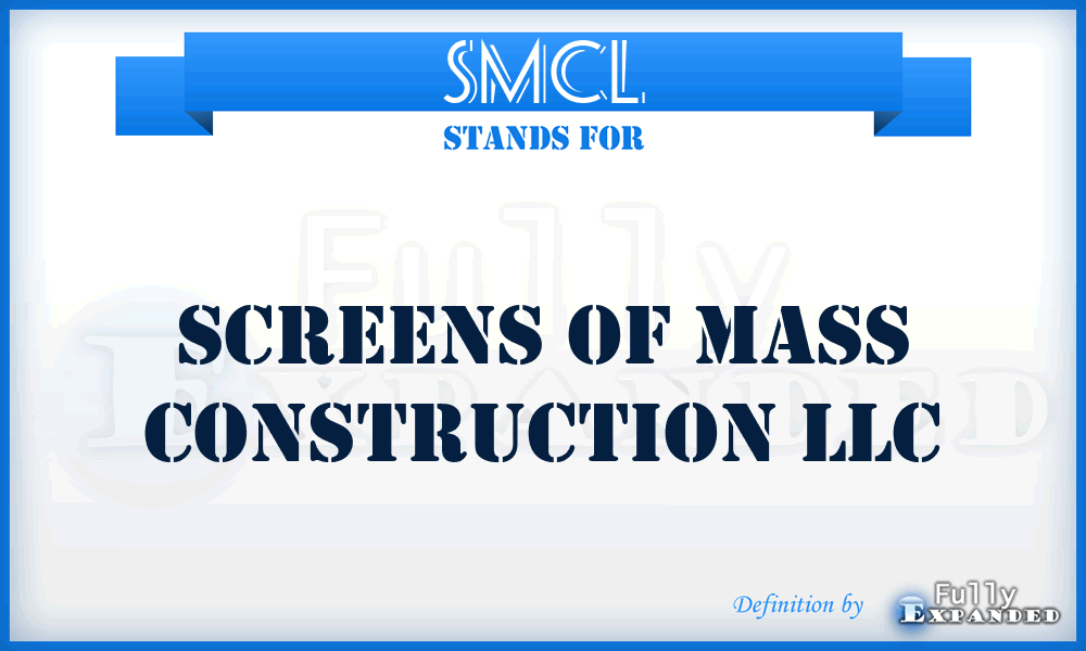 SMCL - Screens of Mass Construction LLC