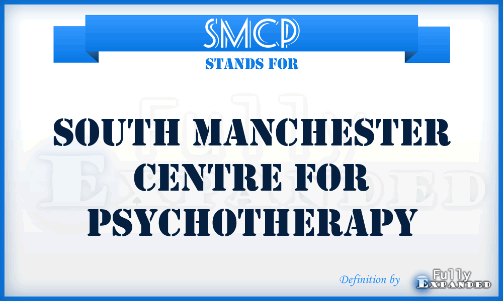 SMCP - South Manchester Centre for Psychotherapy