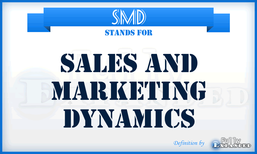 SMD - Sales and Marketing Dynamics