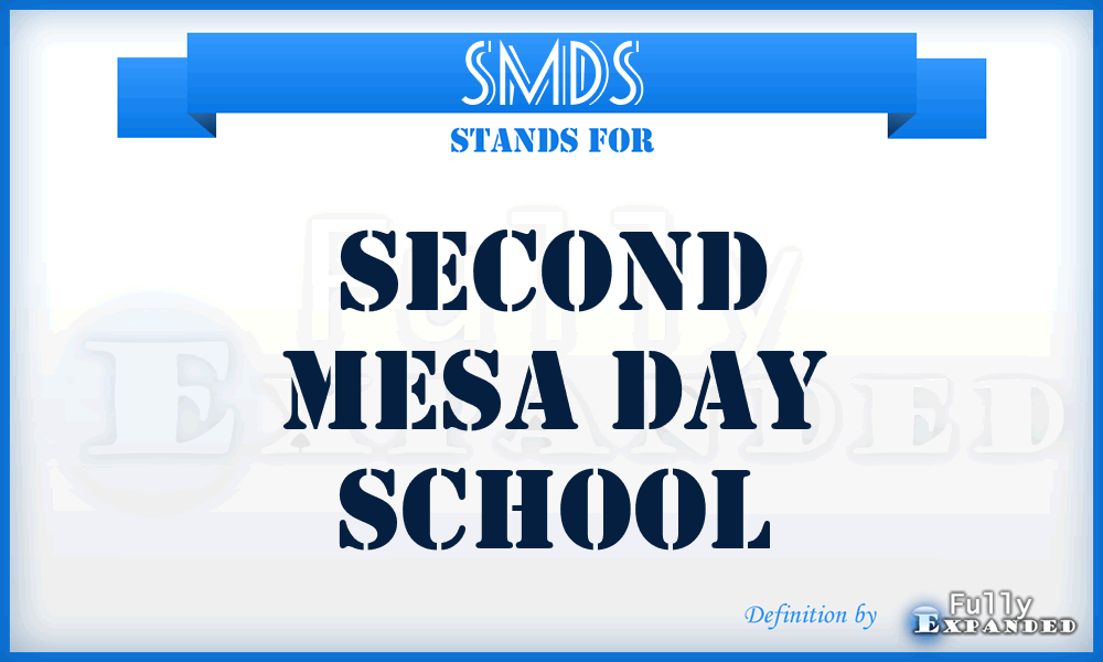 SMDS - Second Mesa Day School