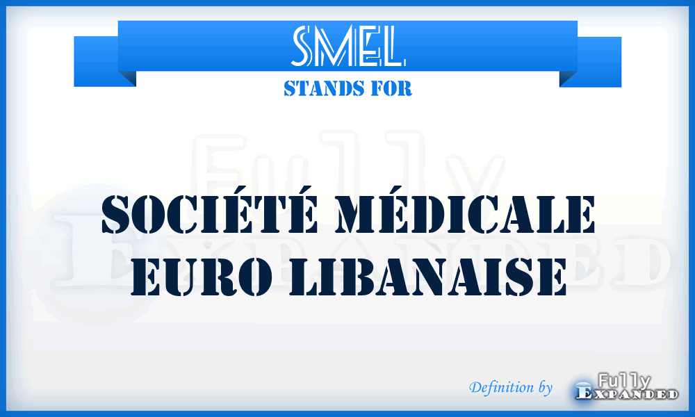 SMEL - Société Médicale Euro Libanaise