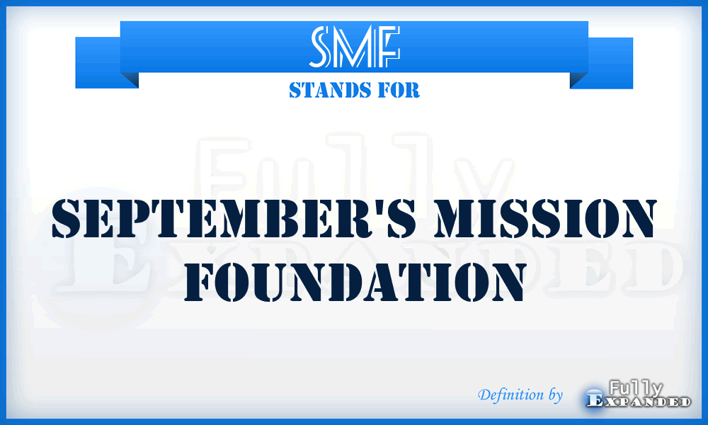 SMF - September's Mission Foundation