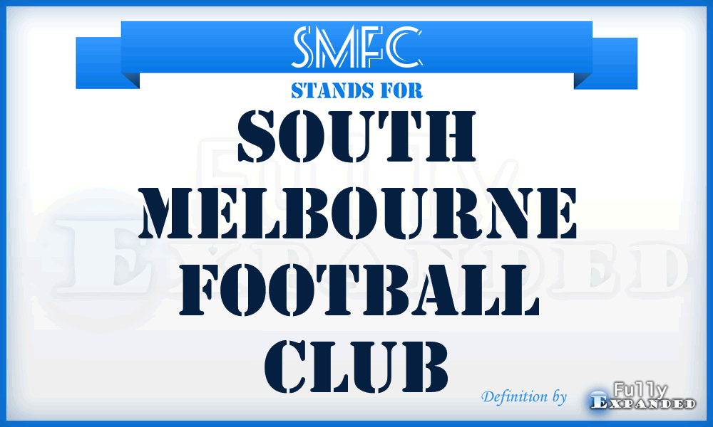 SMFC - South Melbourne Football Club