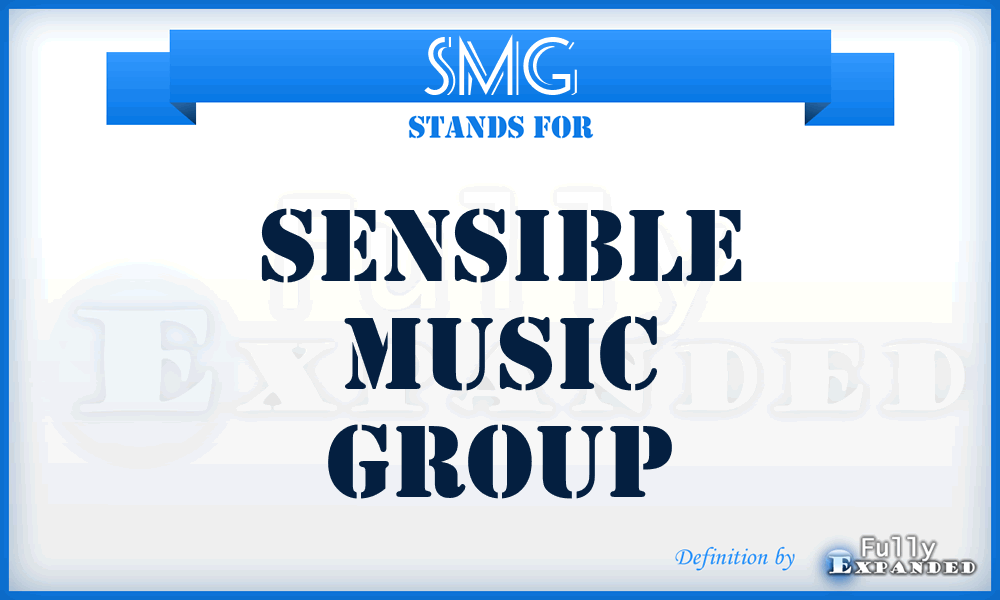 SMG - Sensible Music Group