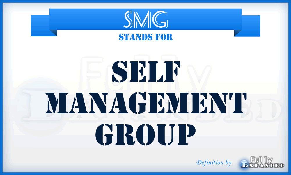 SMG - Self Management Group