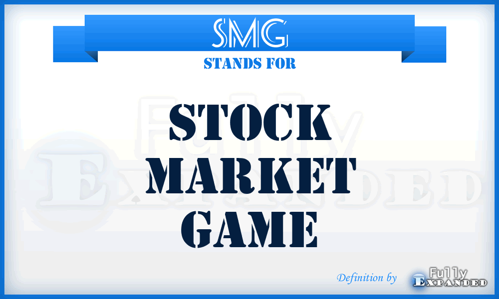 SMG - Stock Market Game