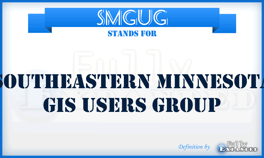 SMGUG - Southeastern Minnesota Gis Users Group