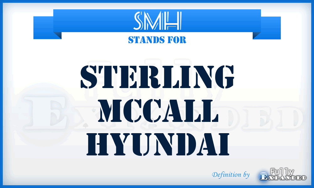 SMH - Sterling Mccall Hyundai