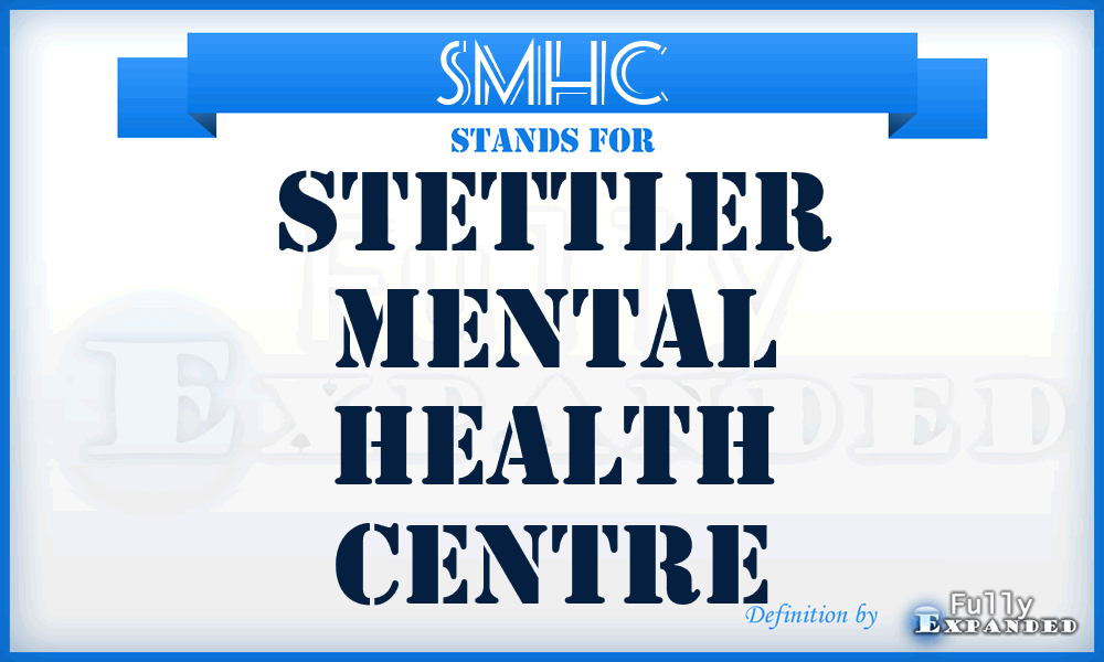 SMHC - Stettler Mental Health Centre