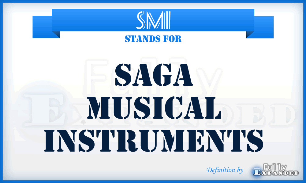 SMI - Saga Musical Instruments