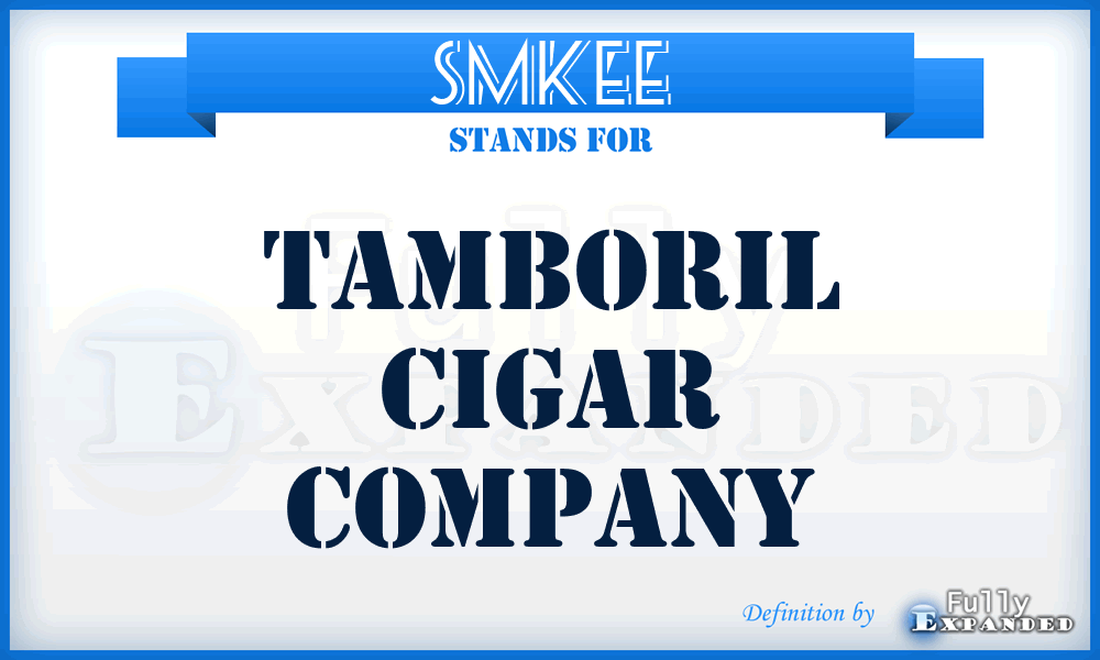 SMKEE - Tamboril Cigar Company