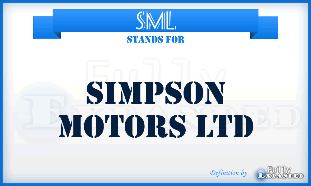 SML - Simpson Motors Ltd