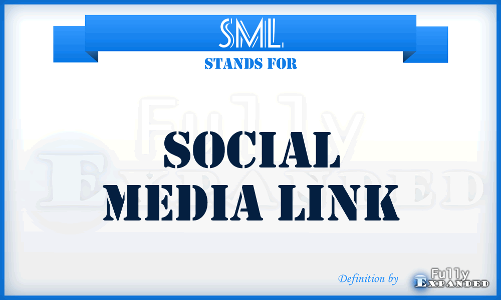 SML - Social Media Link