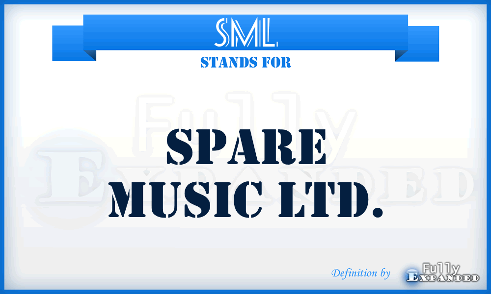 SML - Spare Music Ltd.