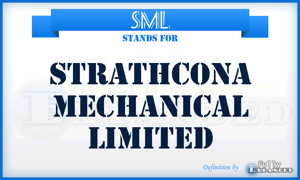 SML - Strathcona Mechanical Limited