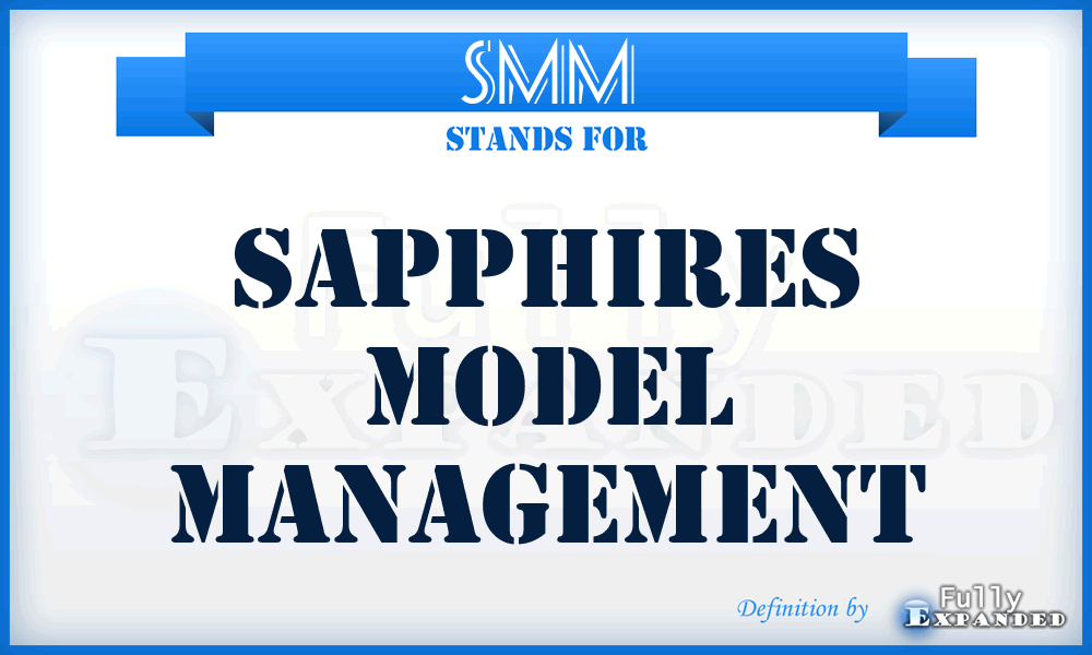 SMM - Sapphires Model Management