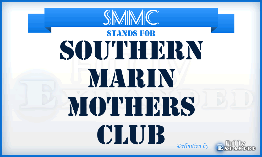 SMMC - Southern Marin Mothers Club