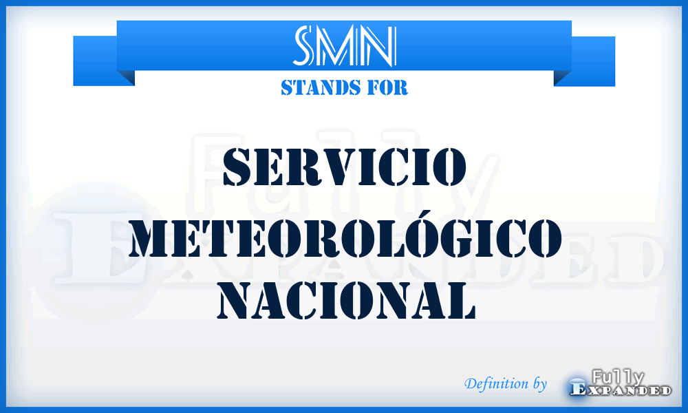 SMN - Servicio Meteorológico Nacional