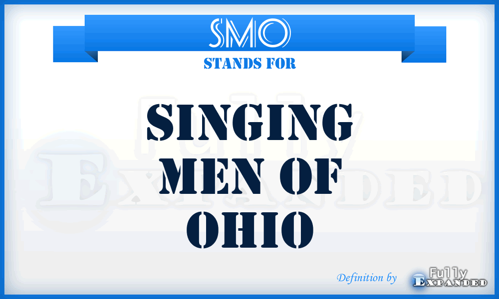 SMO - Singing Men of Ohio