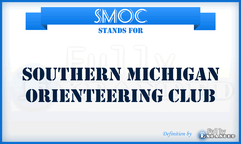 SMOC - Southern Michigan Orienteering Club