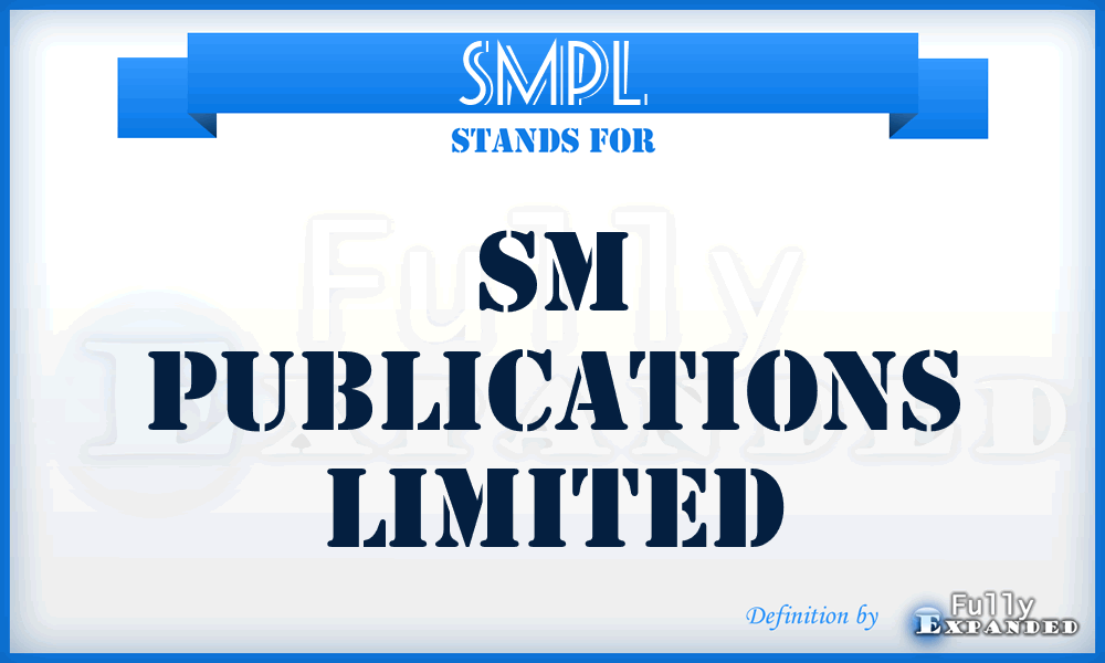 SMPL - SM Publications Limited