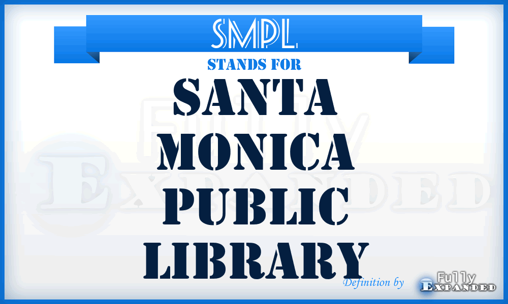 SMPL - Santa Monica Public Library