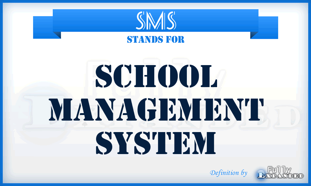 SMS - School Management System