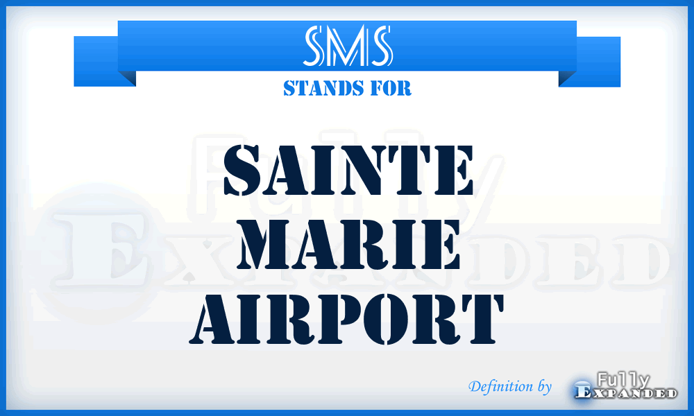 SMS - Sainte Marie airport