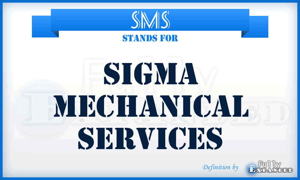 SMS - Sigma Mechanical Services