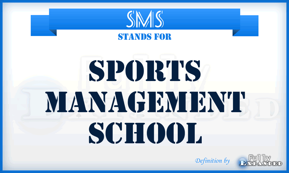 SMS - Sports Management School