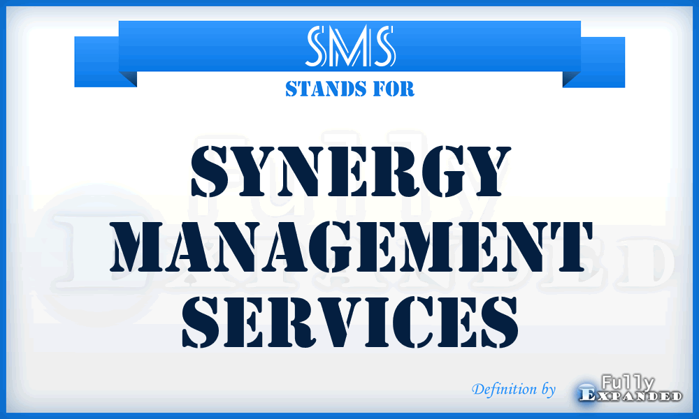 SMS - Synergy Management Services