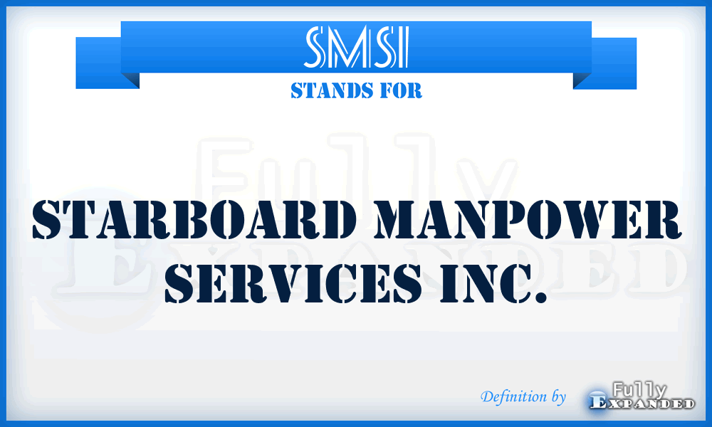 SMSI - Starboard Manpower Services Inc.