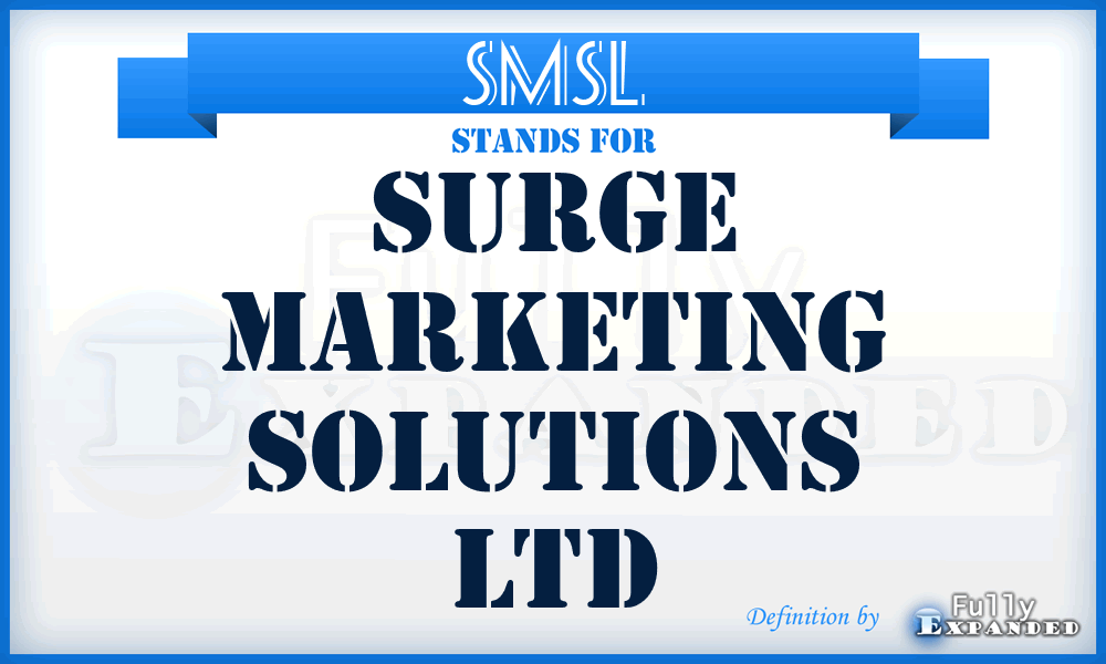 SMSL - Surge Marketing Solutions Ltd