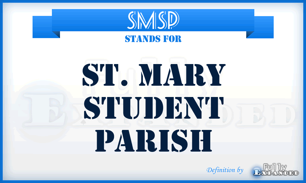 SMSP - St. Mary Student Parish
