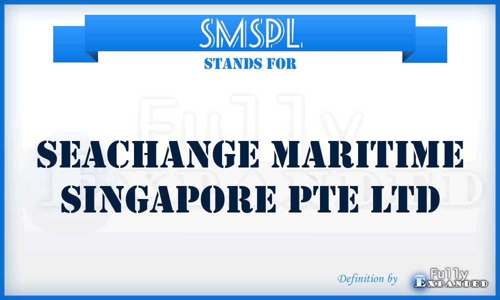 SMSPL - Seachange Maritime Singapore Pte Ltd