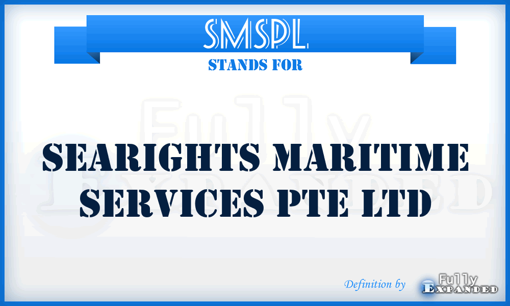 SMSPL - Searights Maritime Services Pte Ltd