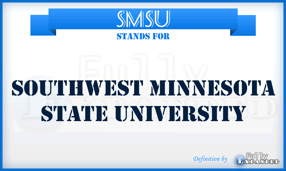 SMSU - Southwest Minnesota State University