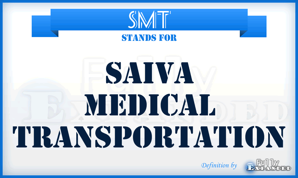 SMT - Saiva Medical Transportation