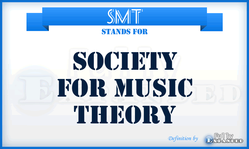 SMT - Society for Music Theory