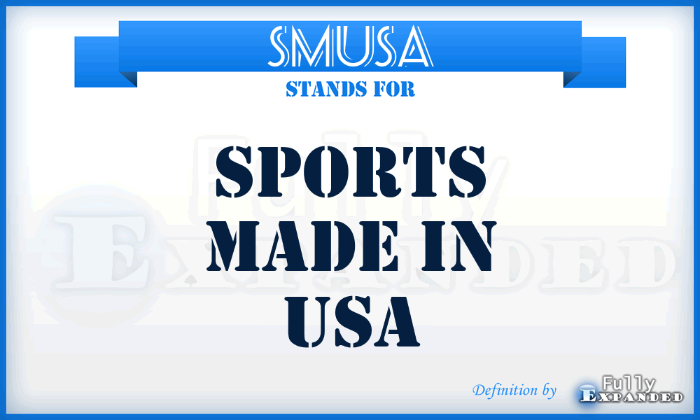 SMUSA - Sports Made in USA